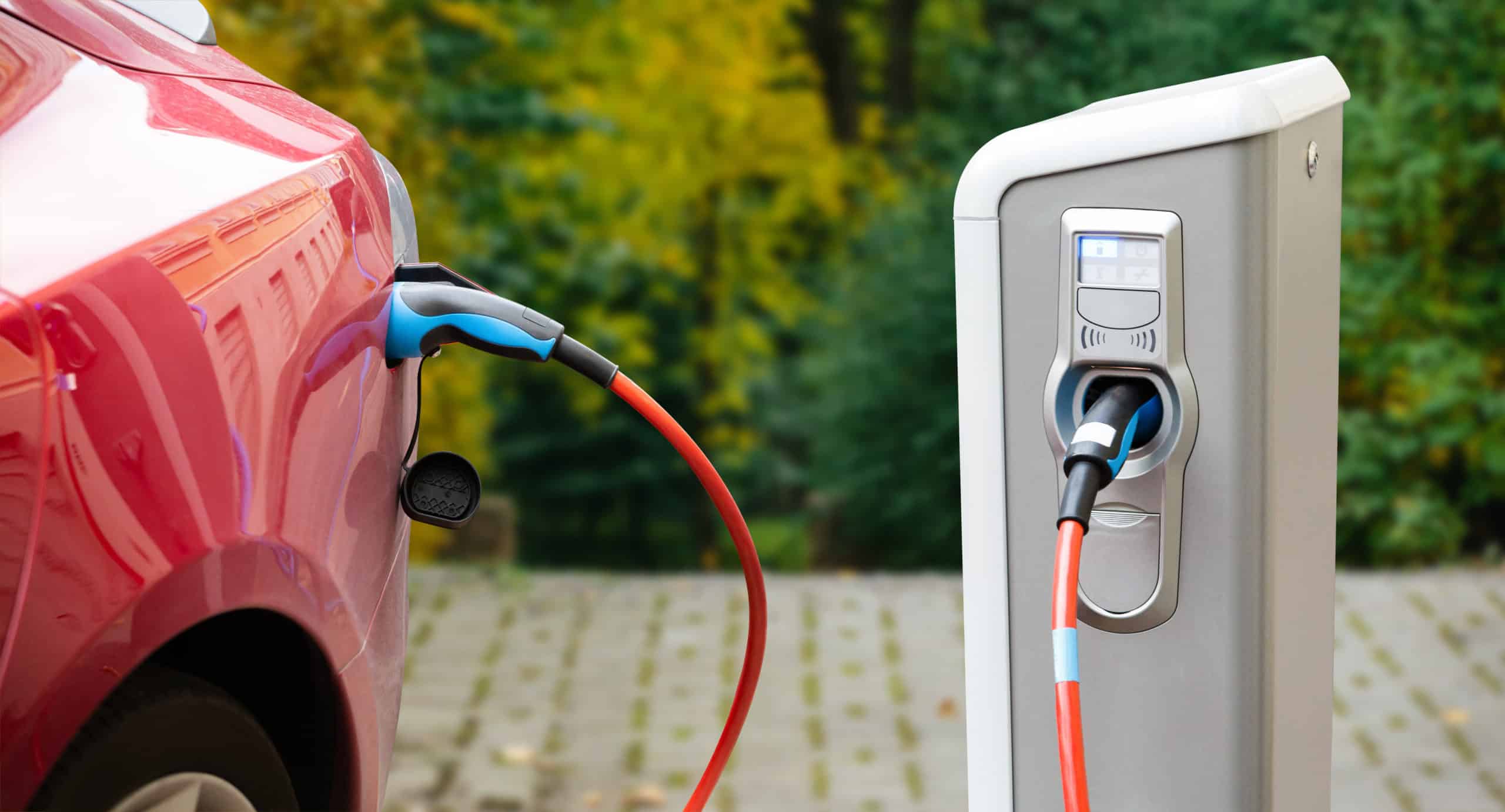 Electric vehicle charging station as part of NYC energy transition