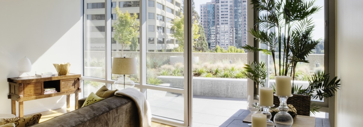 Modern apartment interior with Energo heating and cooling service