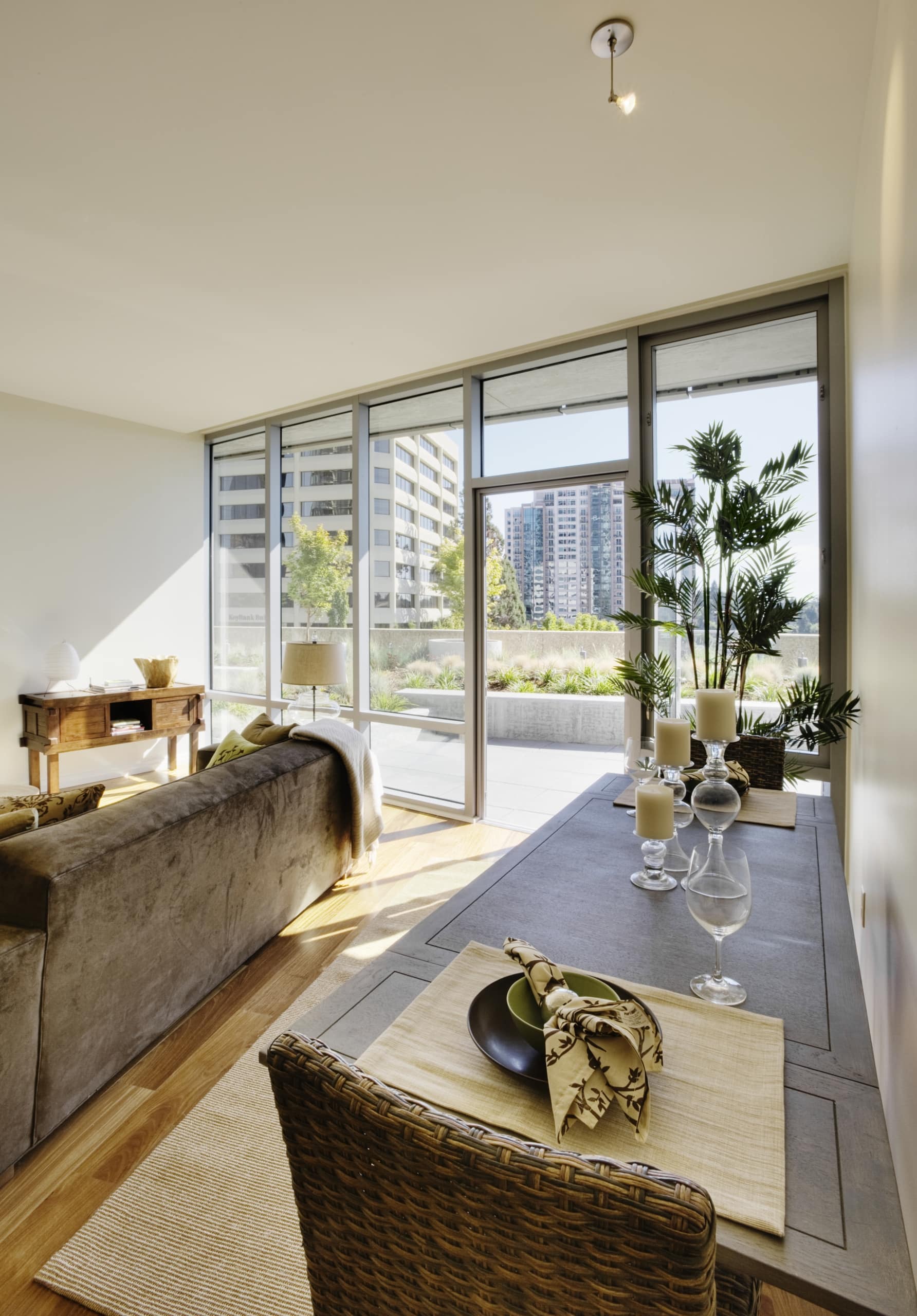 Modern apartment interior with Energo heating and cooling service
