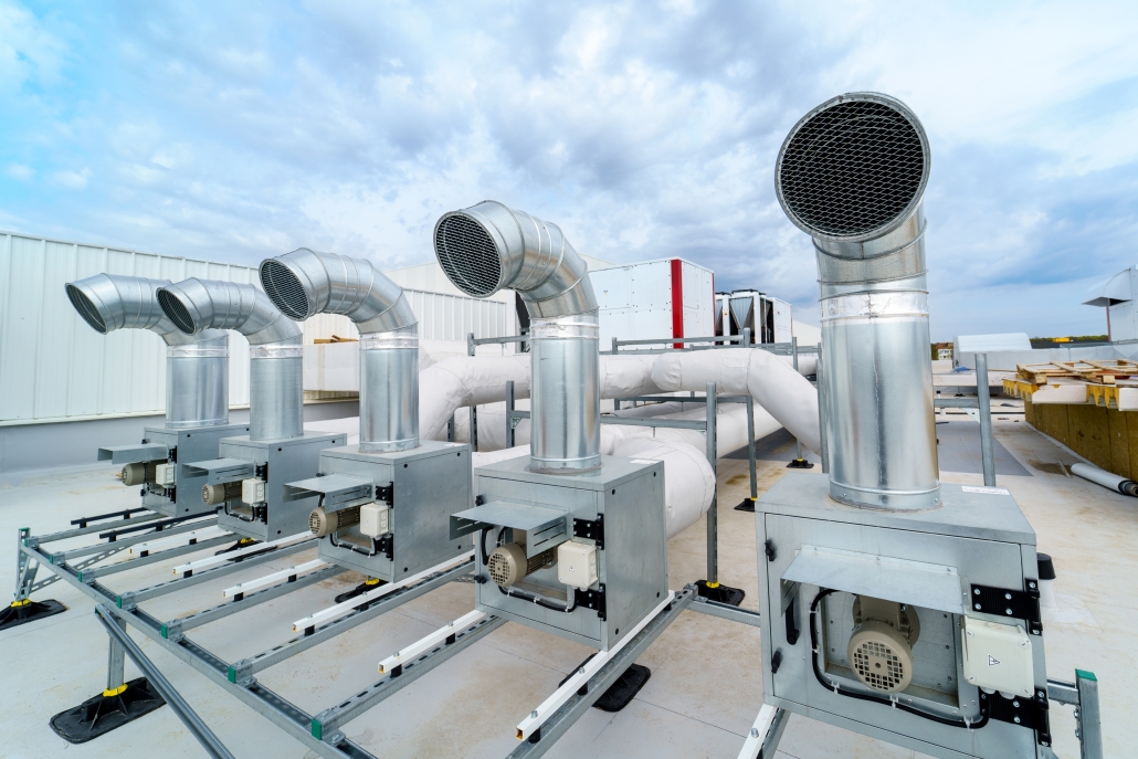 Energo rooftop HVAC system installation in NYC