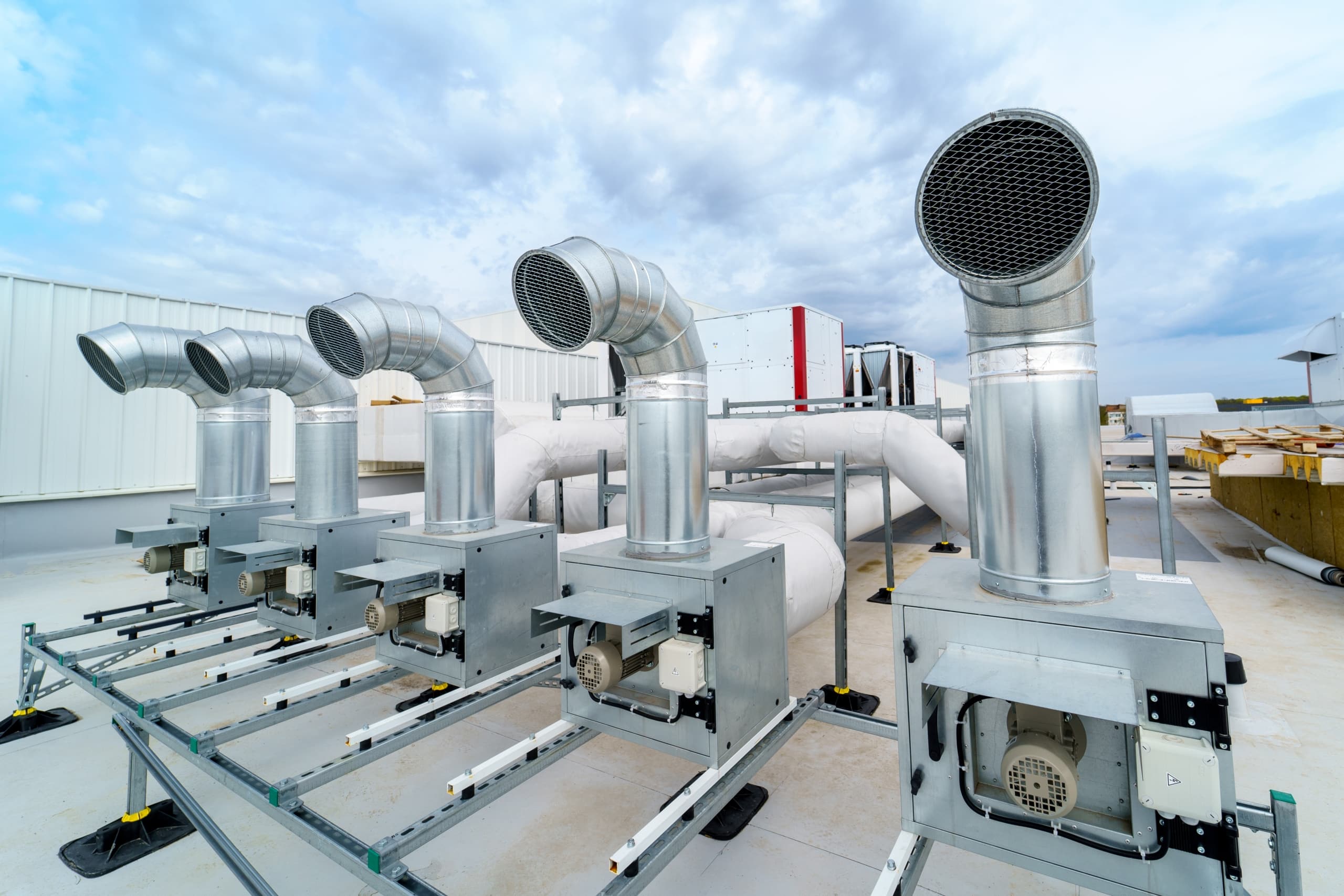 Energo rooftop HVAC system installation in NYC