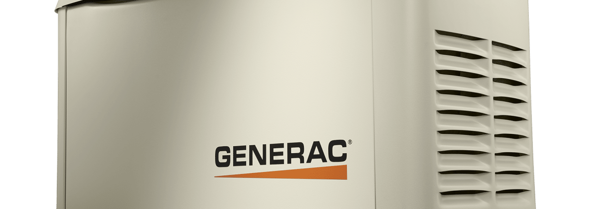 Generac standby generator unit install