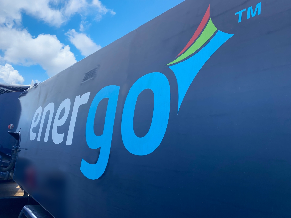 Energo heating oil delivery truck